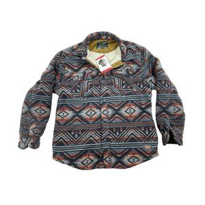 Jachs Men's Wool Blend Long Sleeve Plaid Jacket Shirt Sz M - NWT